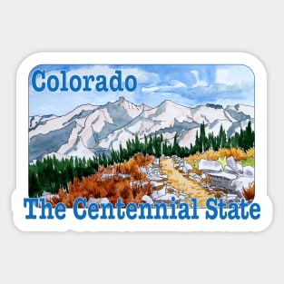 Colorado, The Centennial State Sticker